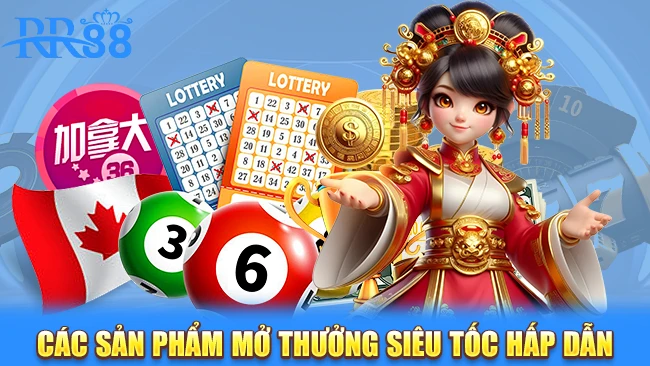 Xổ số RR88 có sản phẩm mở thưởng siêu tốc hấp dẫn